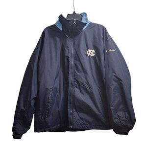 Columbia UNC Tar Heels NCAA Lightweight Windbreaker Jacket Carolina Blue Mens L‎